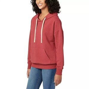 Universal Thread Light Red Hoodie Pullover Sweatshirt, Women’s Size Small